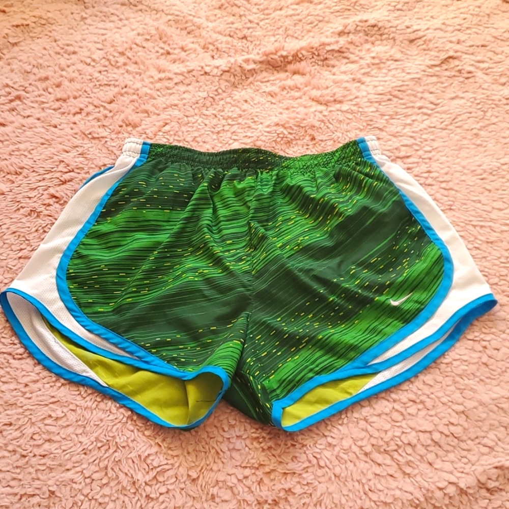 Green Nike Running Shorts Size Small